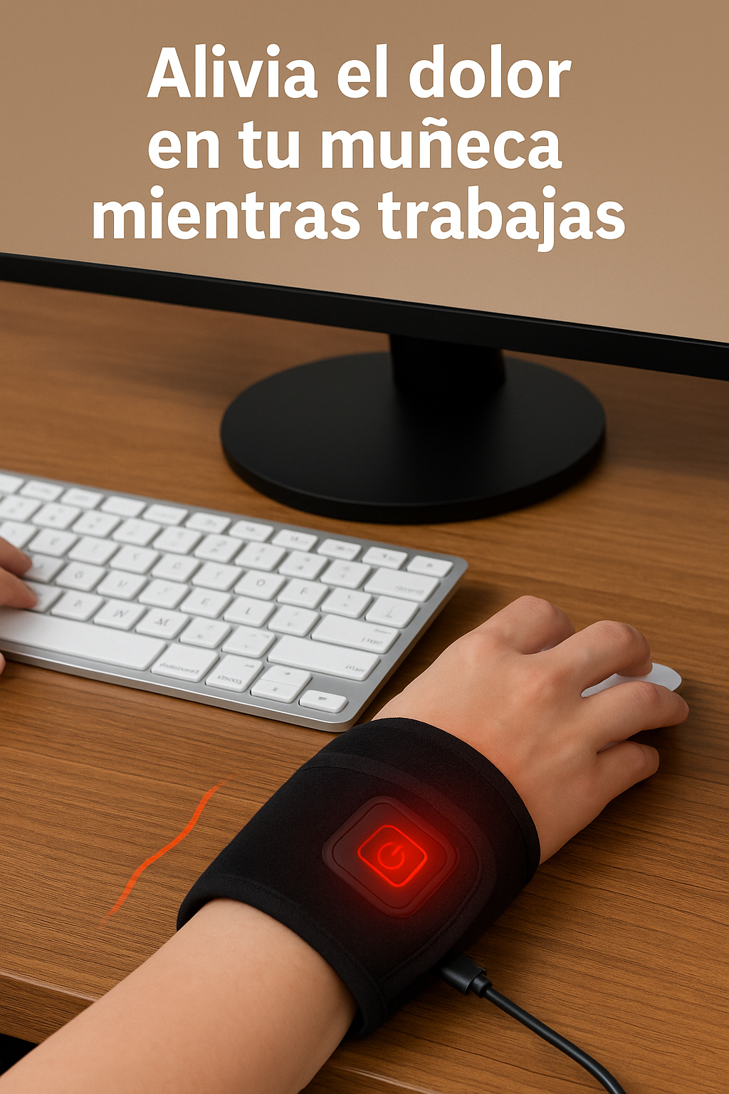 Muñequera térmica enchufable