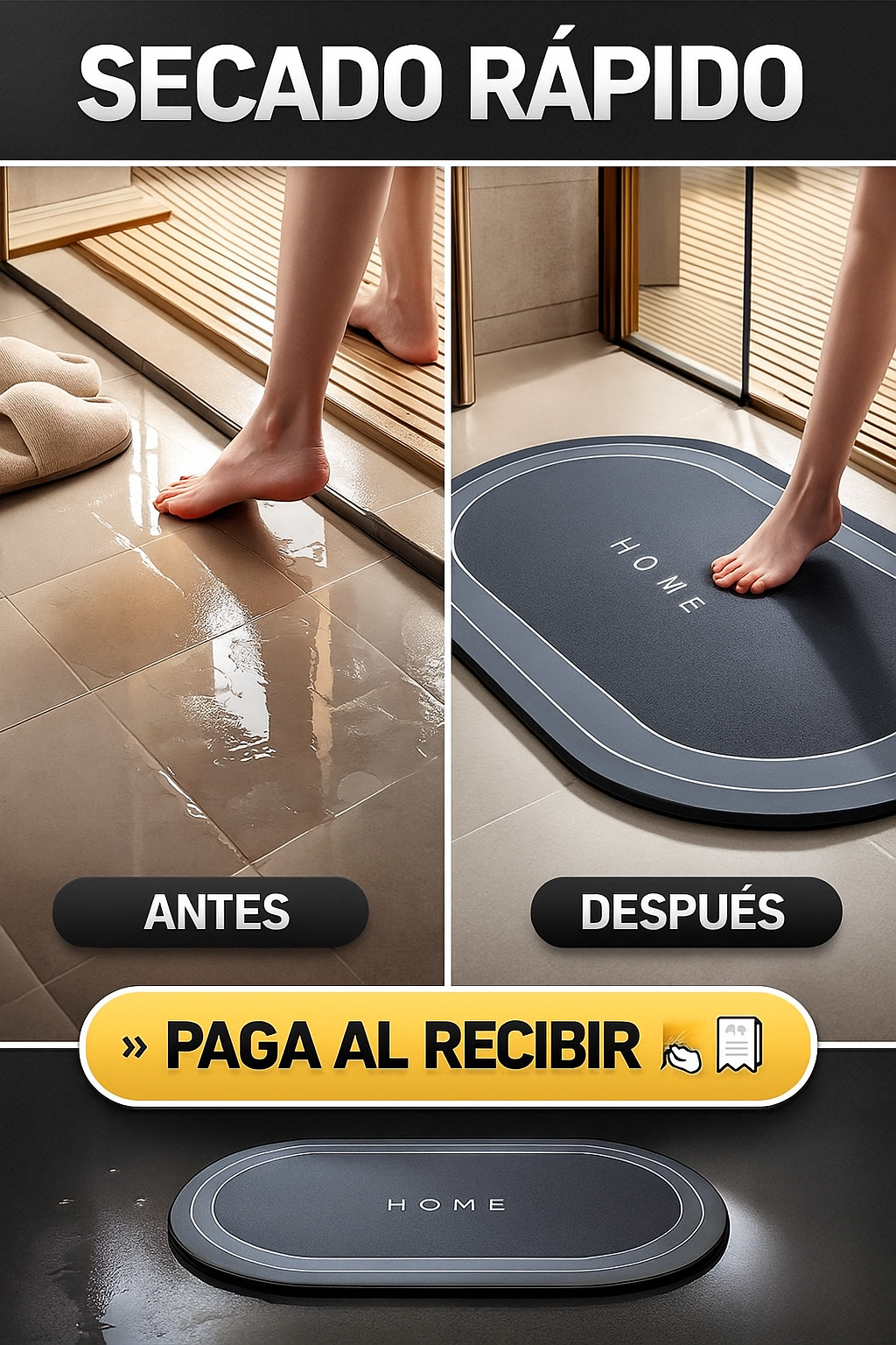 Alfombra secado rapido