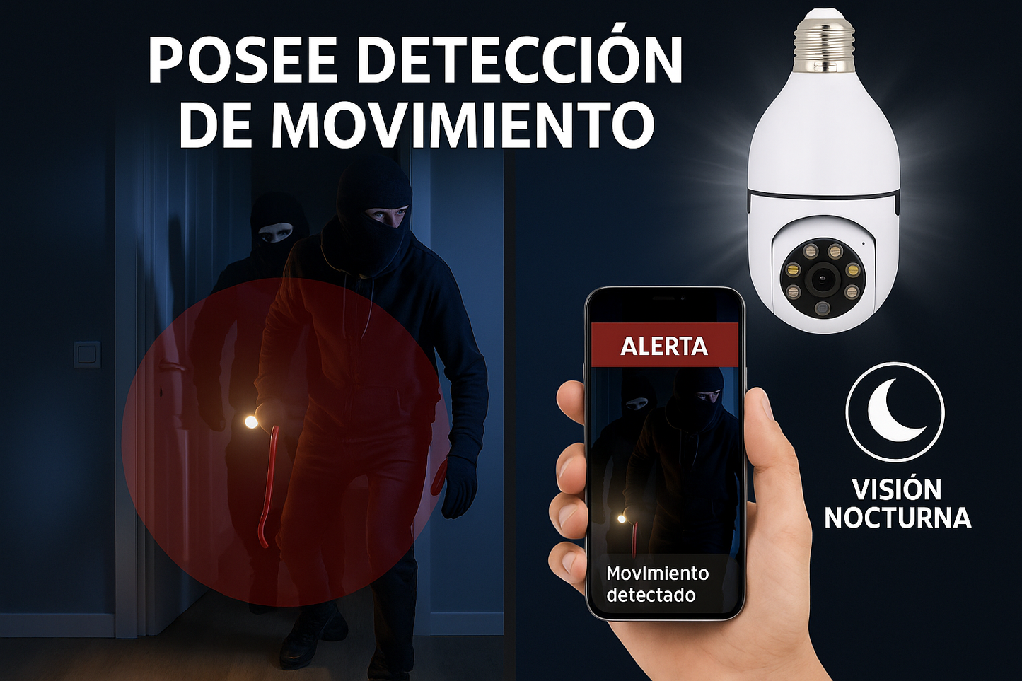 Cámara Ampolleta con WiFi