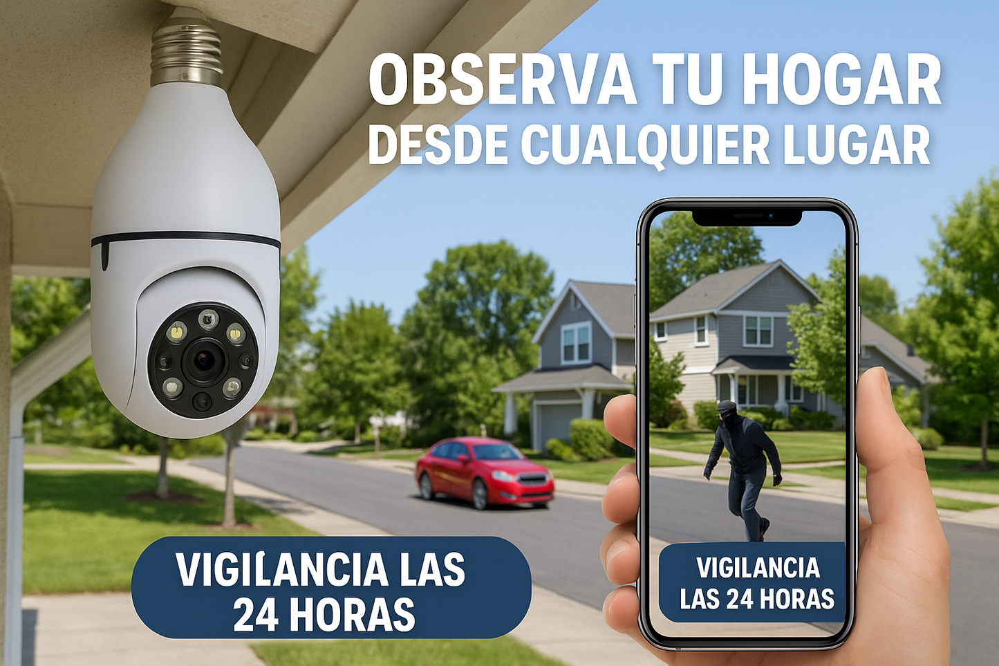 Cámara Ampolleta con WiFi