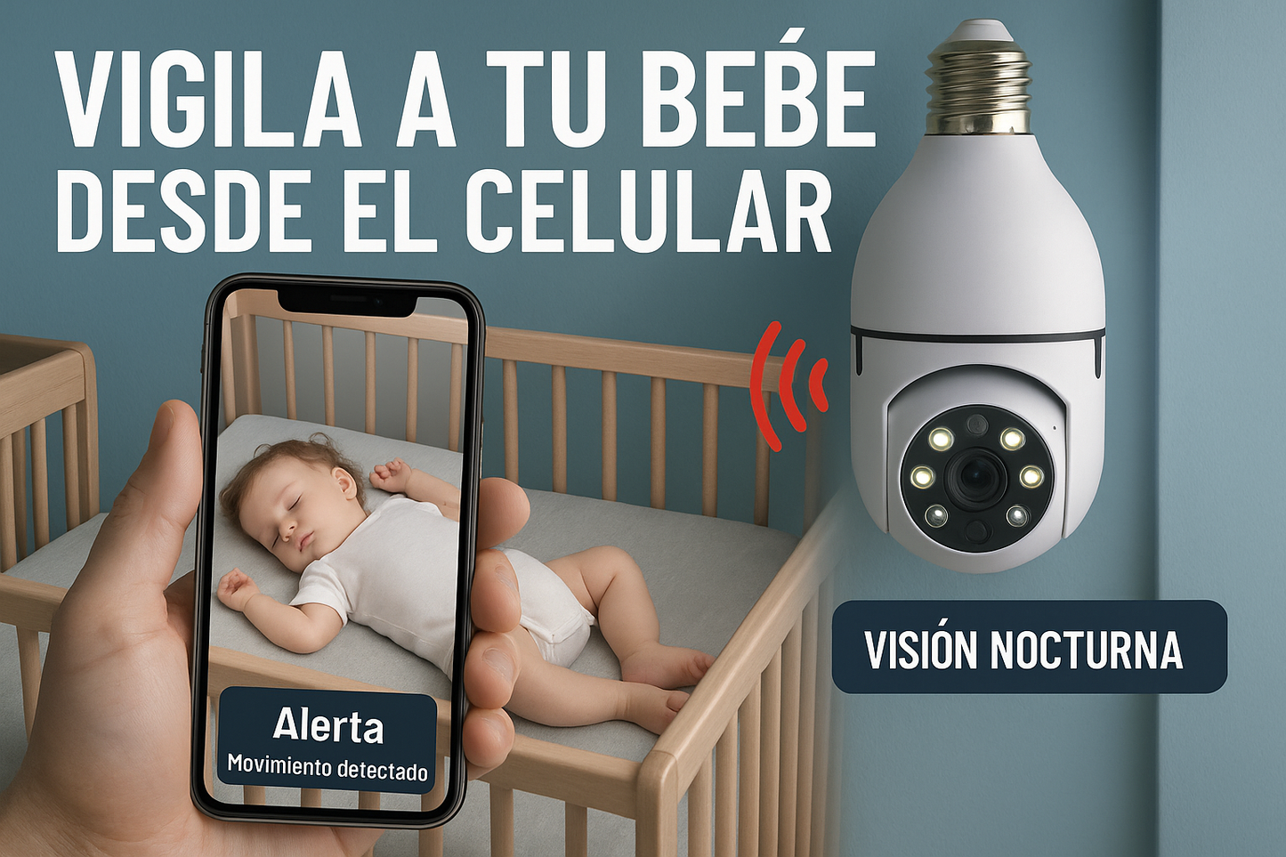 Cámara Ampolleta con WiFi