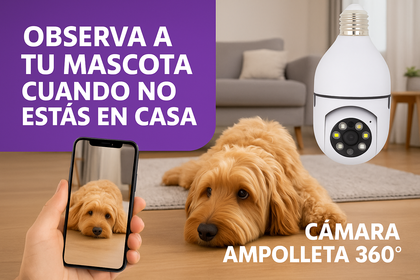 Cámara Ampolleta con WiFi