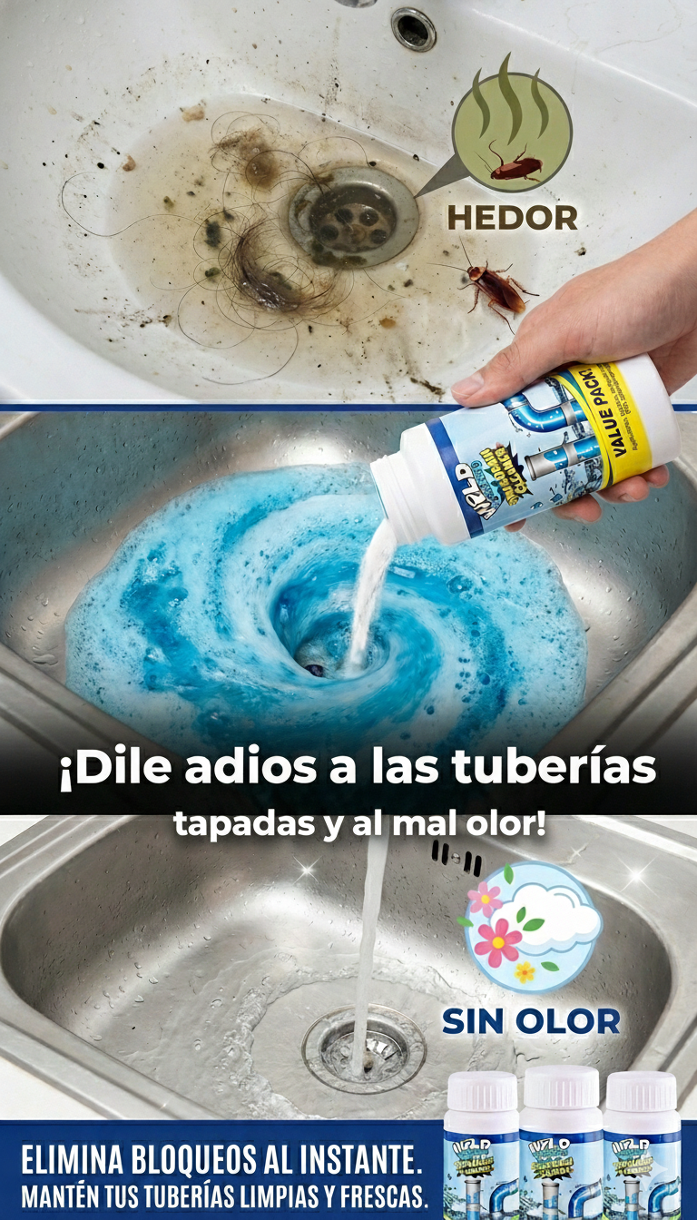 Destapa cañerías 3x1